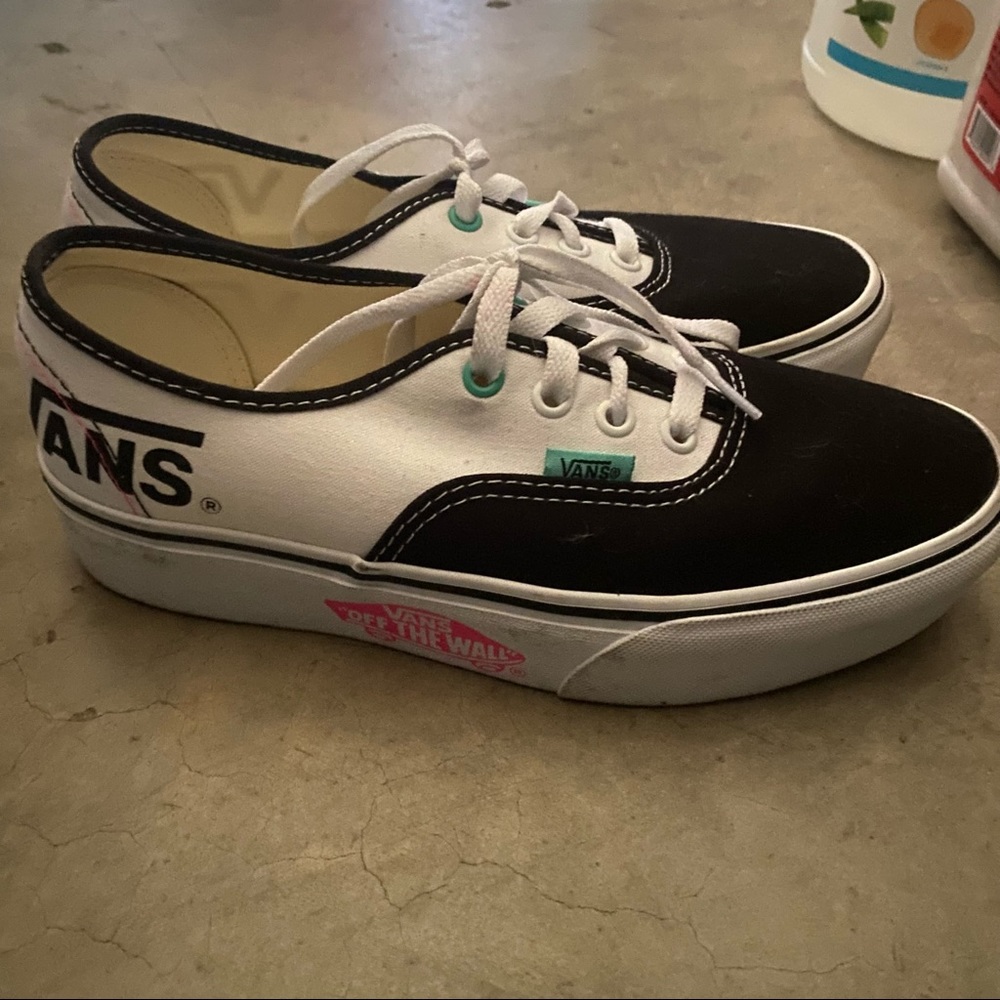 Chunky platform vans size 6